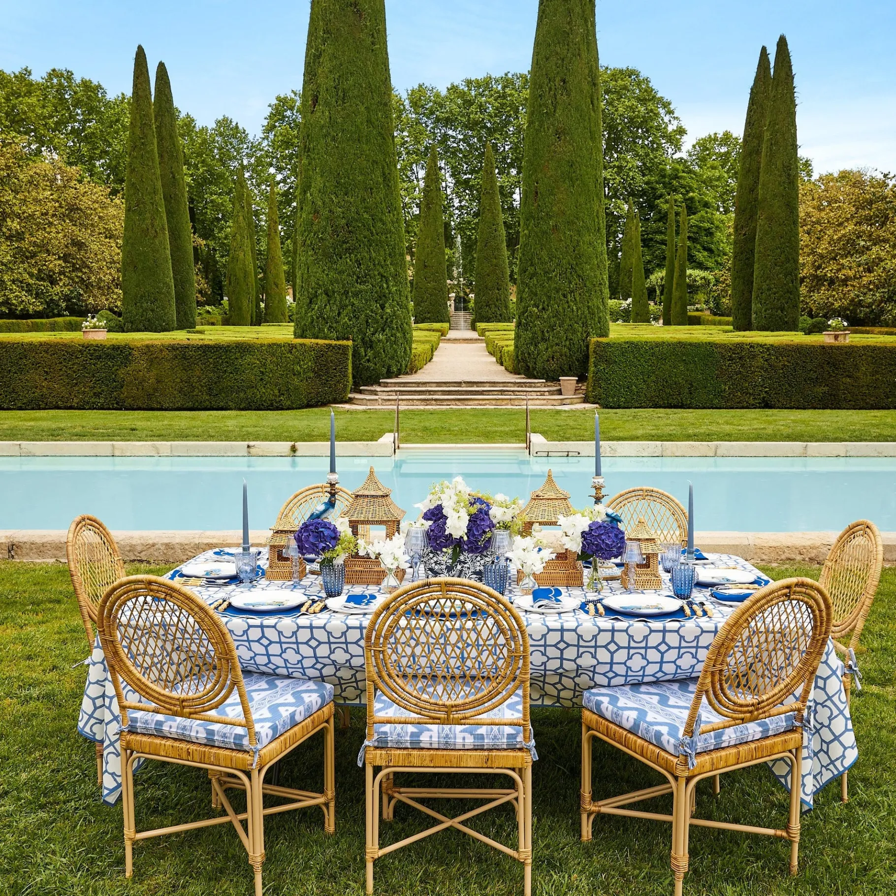 Mrs. Alice Candle Holders|Extra Large Natural Rattan Pagoda Lantern