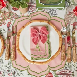 Mrs. Alice Placemats|Fleur Pink Placemats (Set Of 4)