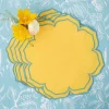Mrs. Alice Placemats|Fleur Yellow Placemats (Set Of 4)