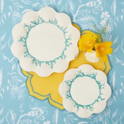 Mrs. Alice Placemats|Fleur Yellow Placemats (Set Of 4)