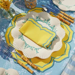 Mrs. Alice Placemats|Fleur Yellow Placemats (Set Of 4)