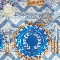 Mrs. Alice Dinner Plates|French Blue Garland Dinner Plate