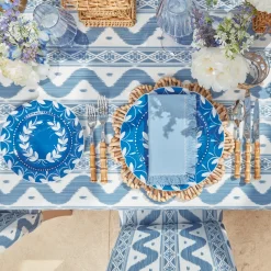 Mrs. Alice Crockery Sets|French Blue Garland Starter Plates (Set Of 4)