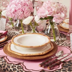 Mrs. Alice Bamboo Crockery|Geometric Bamboo Bowl