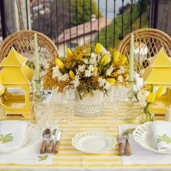 Mrs. Alice Candle Holders|Glass Lantern Tea Light Holder (Pair) - 24Cm