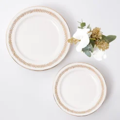 Mrs. Alice Dinner Plates|Gold Garland Dinner Plate