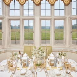 Mrs. Alice Napkins|Gold Snowflake Napkins (Set Of 4)