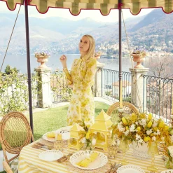 Mrs. Alice Candle Holders|Green & Yellow Parrot Candlescape