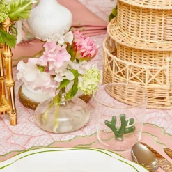 Mrs. Alice Glasses|Green Coral Glasses (Set Of 4)