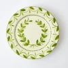 Mrs. Alice Dinner Plates|Green Garland Dinner Plate