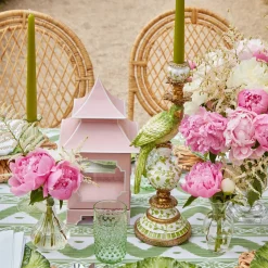 Mrs. Alice Candlescapes|Green Parrot Candlescape