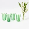 Mrs. Alice Glasses|Green Positano Glasses (Set Of 4)