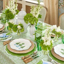 Mrs. Alice Glasses|Green Positano Glasses (Set Of 4)