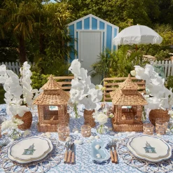 Mrs. Alice Starter Plates|Green Scalloped Pagoda Starter Plate