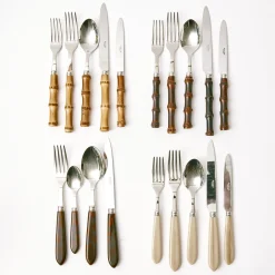 Mrs. Alice Cutlery Sets|Grey Horn Cutlery Set (5 Piece)