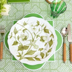 Mrs. Alice Dinner Plates|Hand Painted Hummingbird Dinner Plate