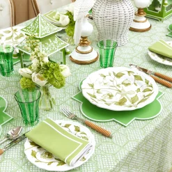 Mrs. Alice Dinner Plates|Hand Painted Hummingbird Dinner Plate