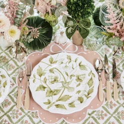 Mrs. Alice Dinner Plates|Hand Painted Hummingbird Dinner Plate