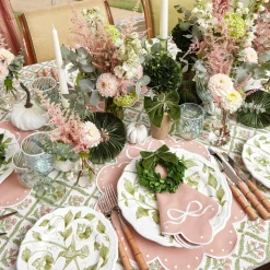 Mrs. Alice Dinner Plates|Hand Painted Hummingbird Dinner Plate