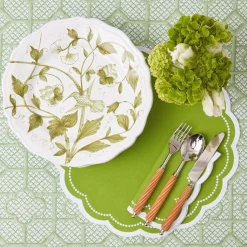 Mrs. Alice Dinner Plates|Hand Painted Hummingbird Dinner Plate