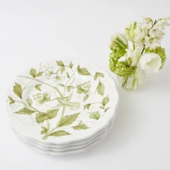 Mrs. Alice Dinner Plates|Hand Painted Hummingbird Dinner Plate