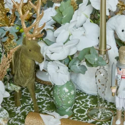 Mrs. Alice Vases|Hand Painted Tole Bud Vases (Set Of 3)