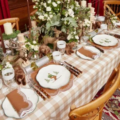 Mrs. Alice Dinner Plates|Heidi & Hans Skier Dinner Plate (Set Of 4)