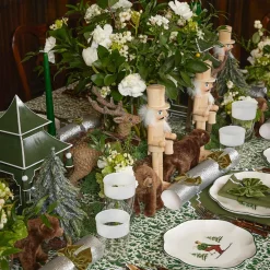 Mrs. Alice Crockery Sets|Heidi & Hans Skier Starter Plates (Set Of 4)