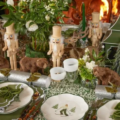 Mrs. Alice Starter Plates|Heidi & Hans Skier Starter Plates (Set Of 4)