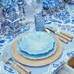 Mrs. Alice Glasses|Hobnail Navy Glasses (Set Of 6)