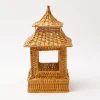 Mrs. Alice Rattan Tableware|Honey Rattan Pagoda Lantern