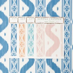 Mrs. Alice Serena Fresson Fabrics|Ikat Stripe Fabric
