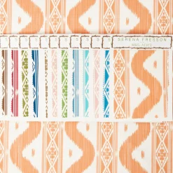 Mrs. Alice Serena Fresson Fabrics|Ikat Stripe Fabric