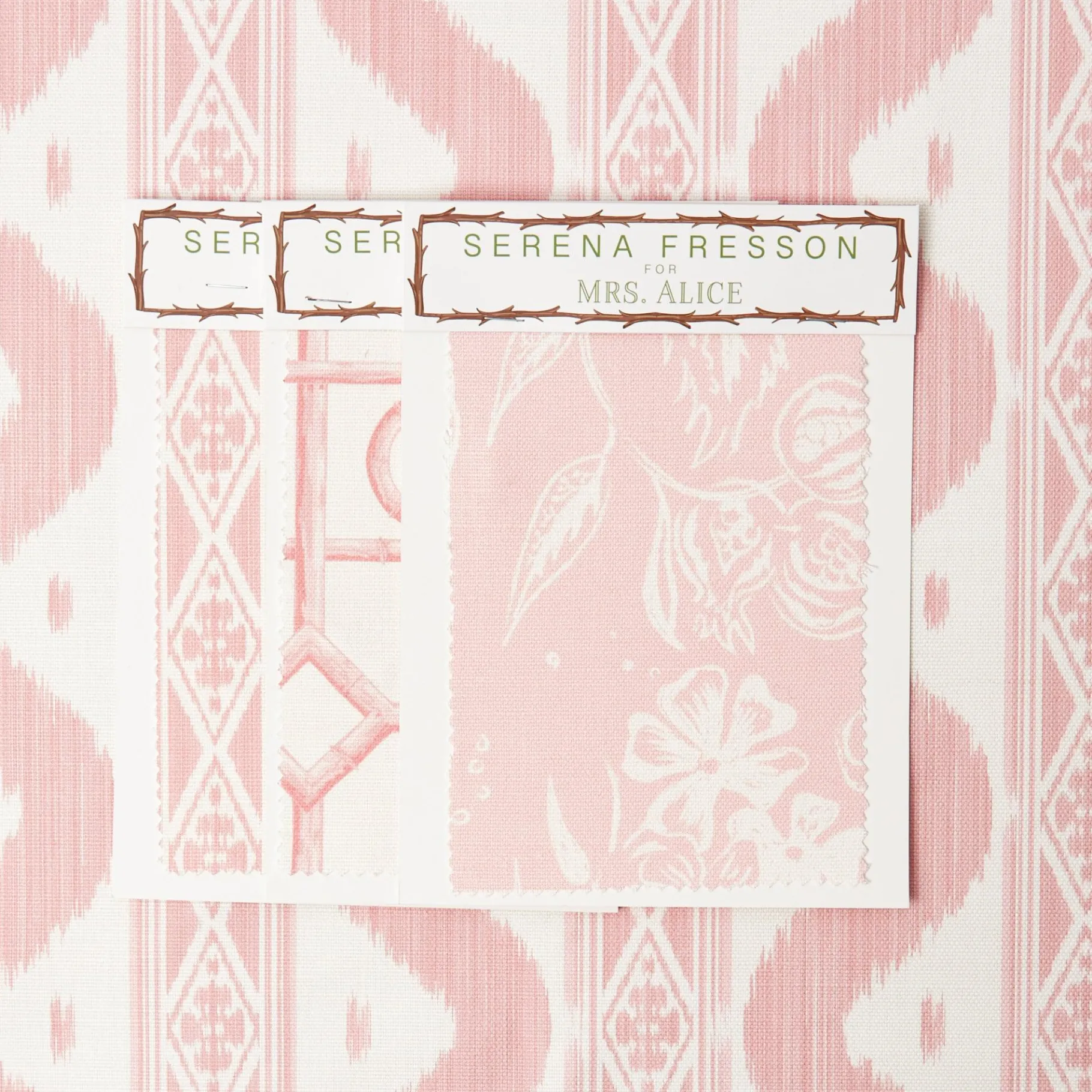 Mrs. Alice Serena Fresson Fabrics|Ikat Stripe Fabric