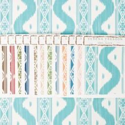 Mrs. Alice Serena Fresson Fabrics|Ikat Stripe Fabric