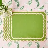 Mrs. Alice Placemats|Isla Green & Pink Placemats (Set Of 4)