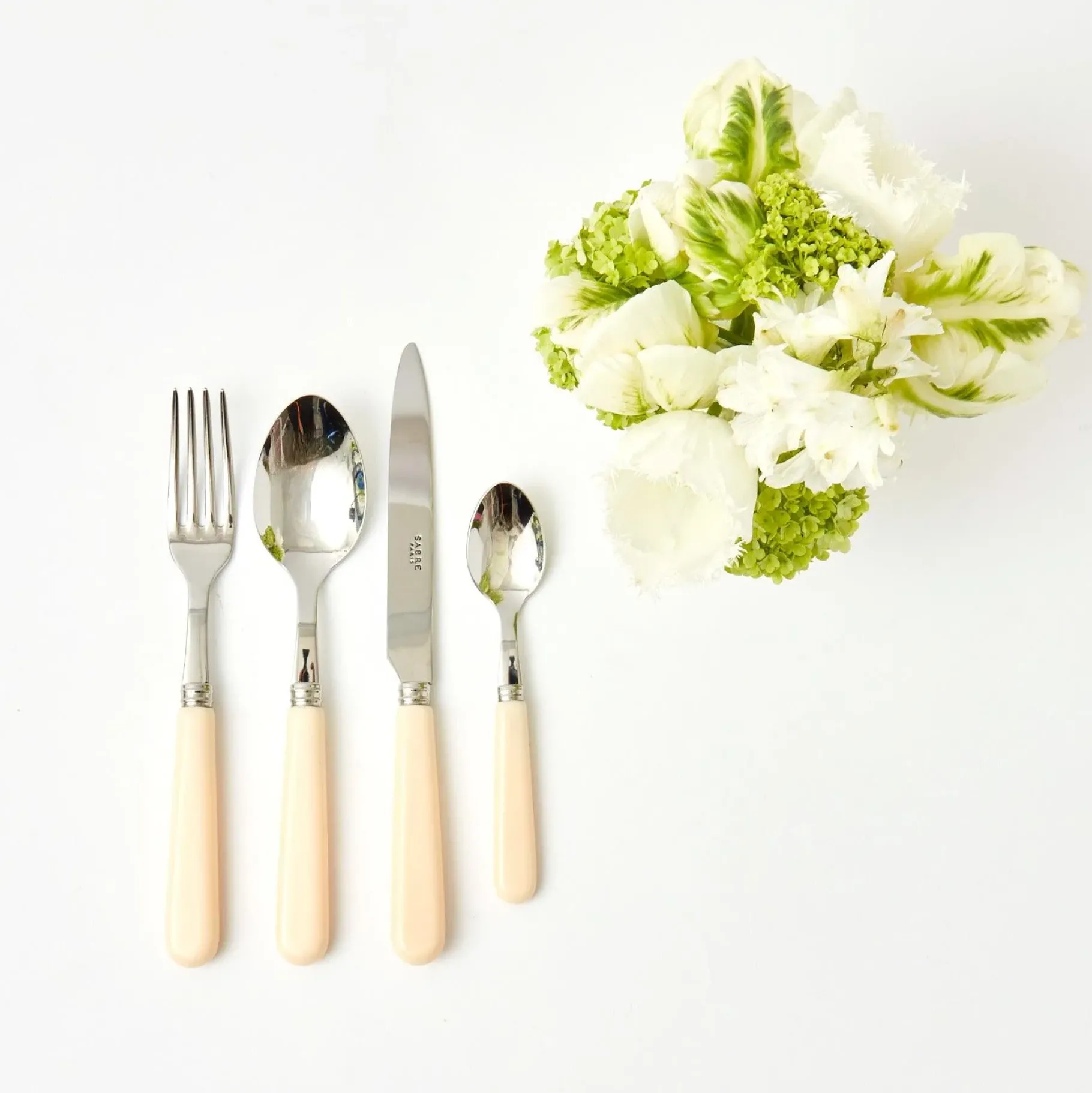Mrs. Alice Cutlery Sets|Ivory Cutlery Set (4 Piece)