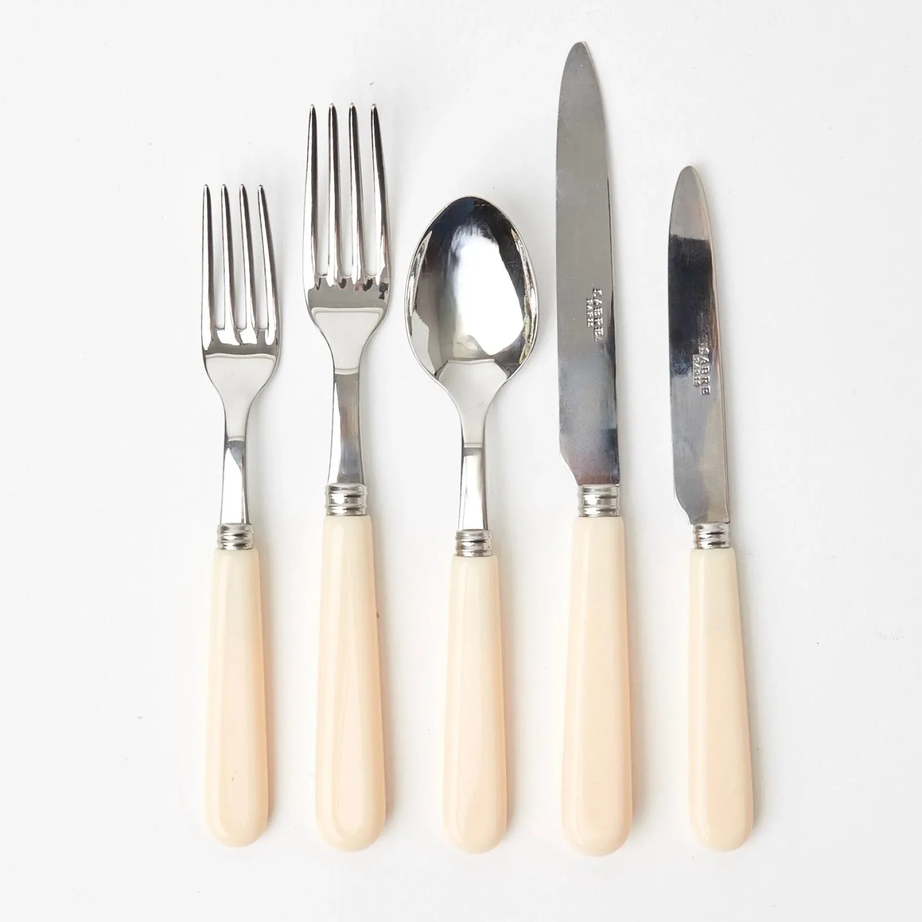 Mrs. Alice Cutlery Sets|Ivory Cutlery Set (5 Piece)
