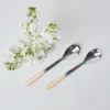 Mrs. Alice Serving Cutlery|Ivory Salad Servers