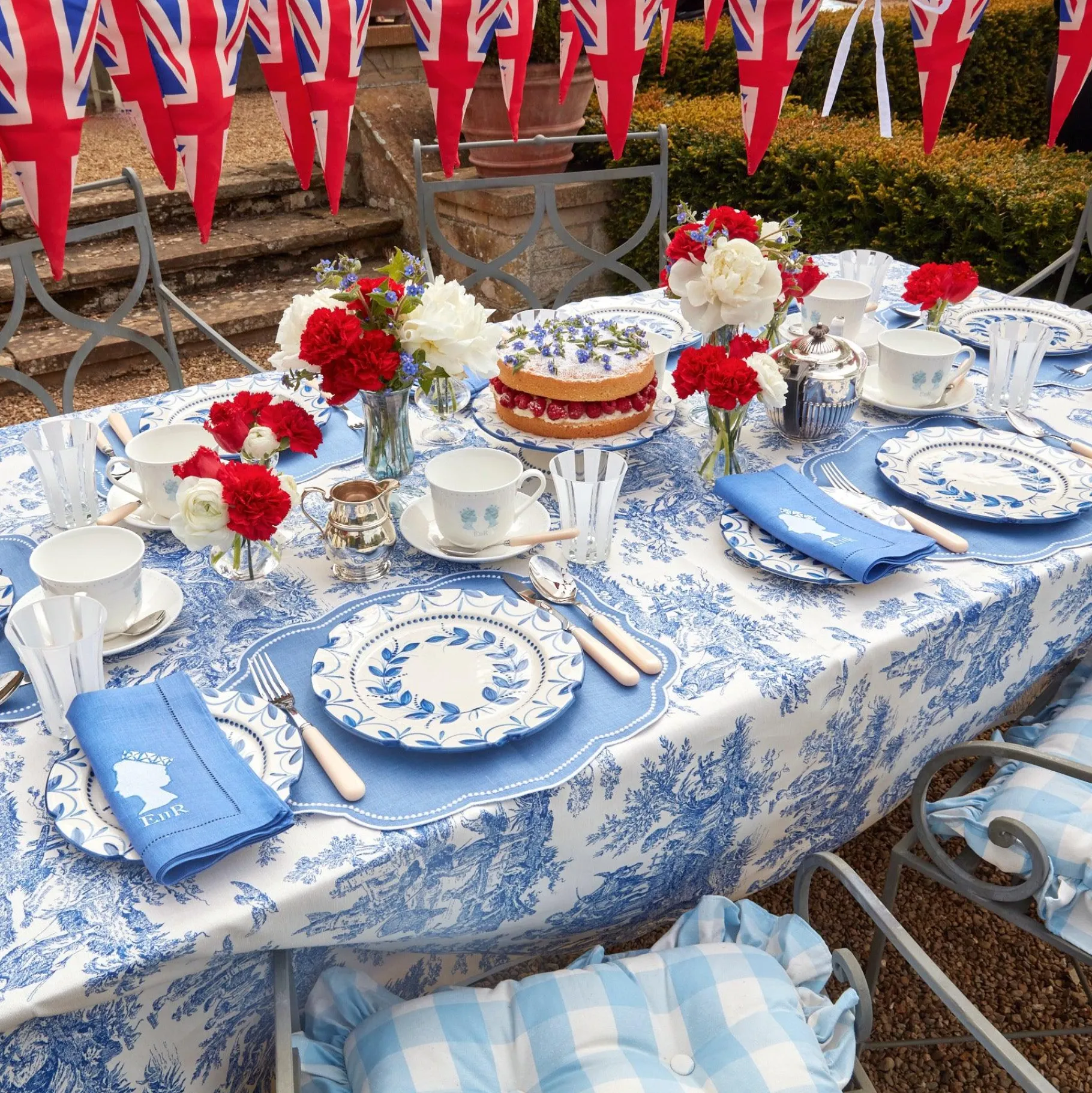 Mrs. Alice Glasses|Jubilee Edition Striped Glasses (Set Of 4)