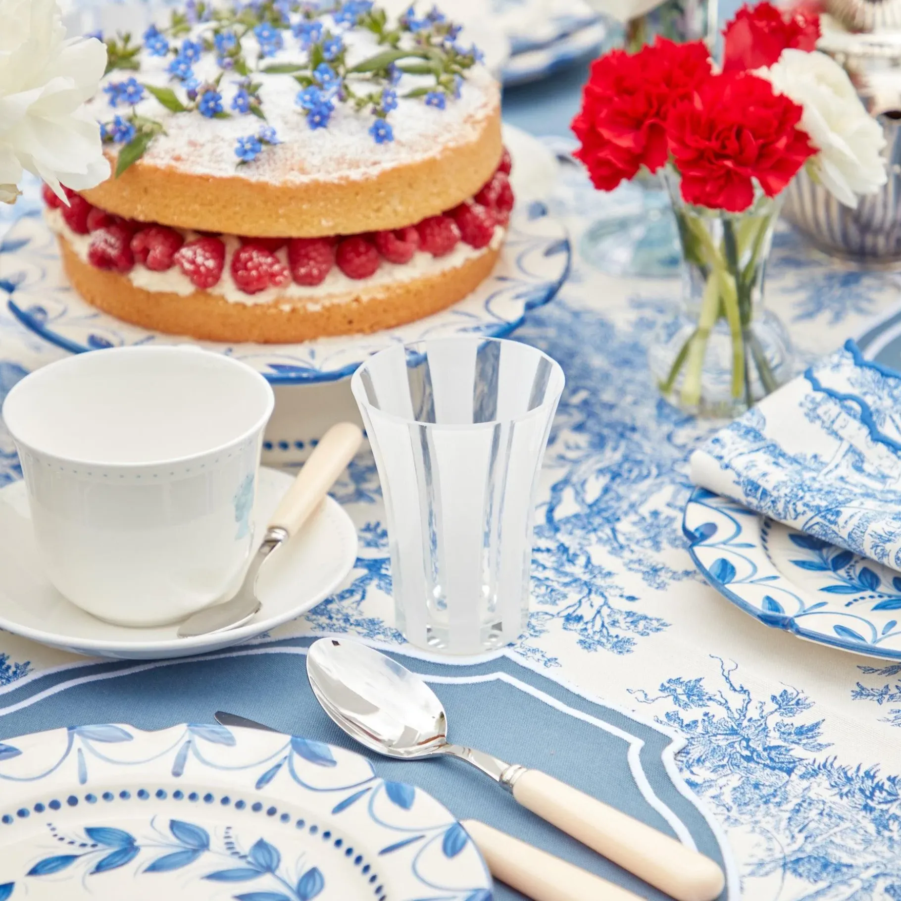 Mrs. Alice Glasses|Jubilee Edition Striped Glasses (Set Of 4)