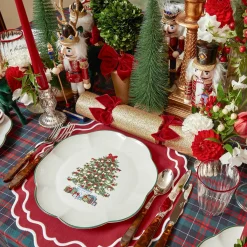 Mrs. Alice Placemats|Katherine Berry Red Placemats (Set Of 4)