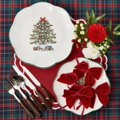 Mrs. Alice Placemats|Katherine Berry Red Placemats (Set Of 4)