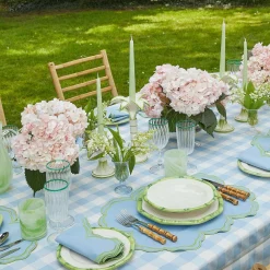 Mrs. Alice Candle Holders|Large White Palm Candle Holder