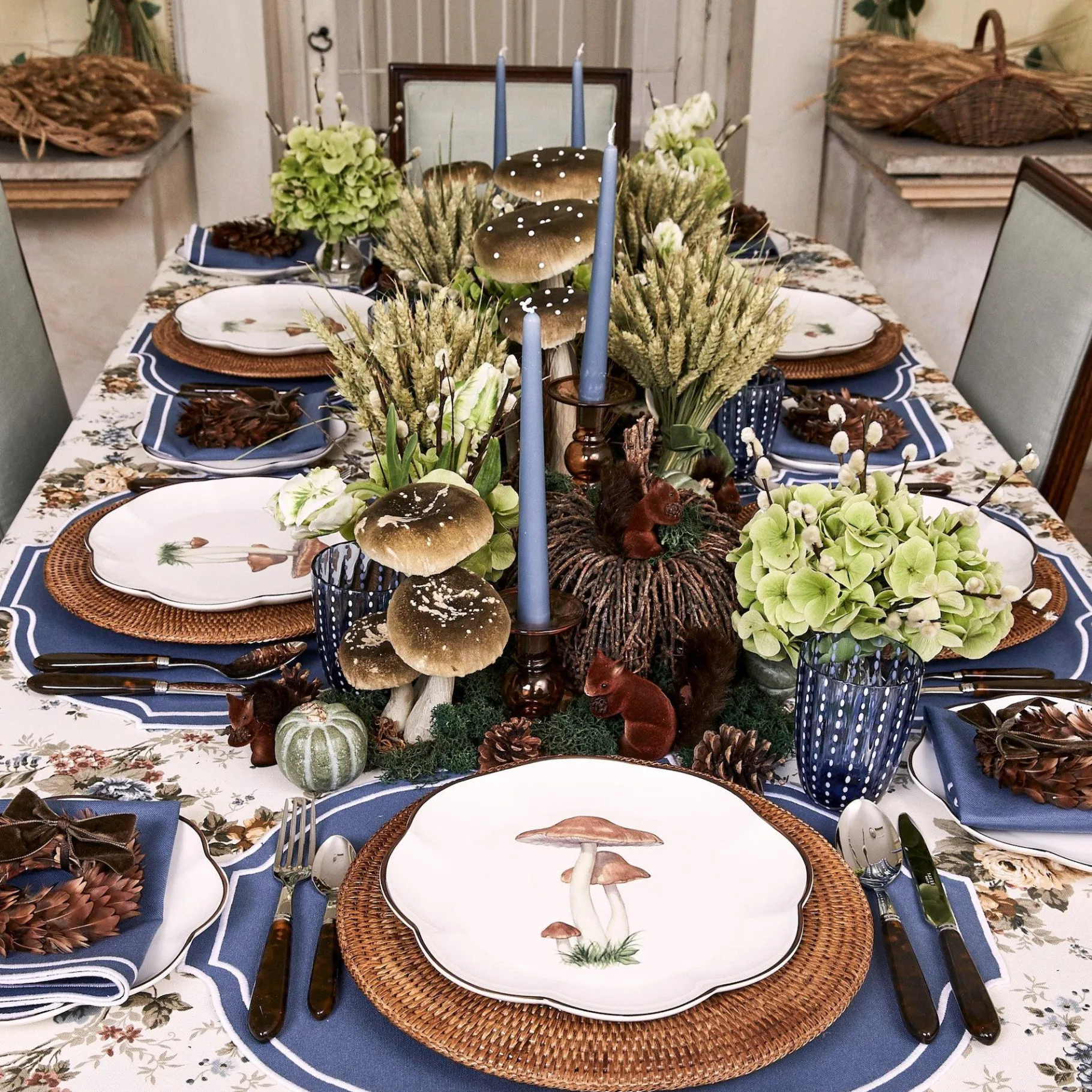 Mrs. Alice Napkins|Liberty Blue Napkins (Set Of 4)