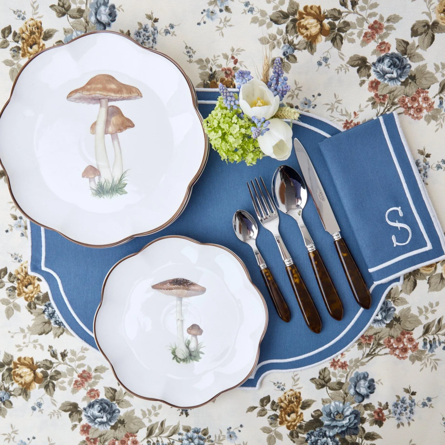 Mrs. Alice Napkins|Liberty Blue Napkins (Set Of 4)