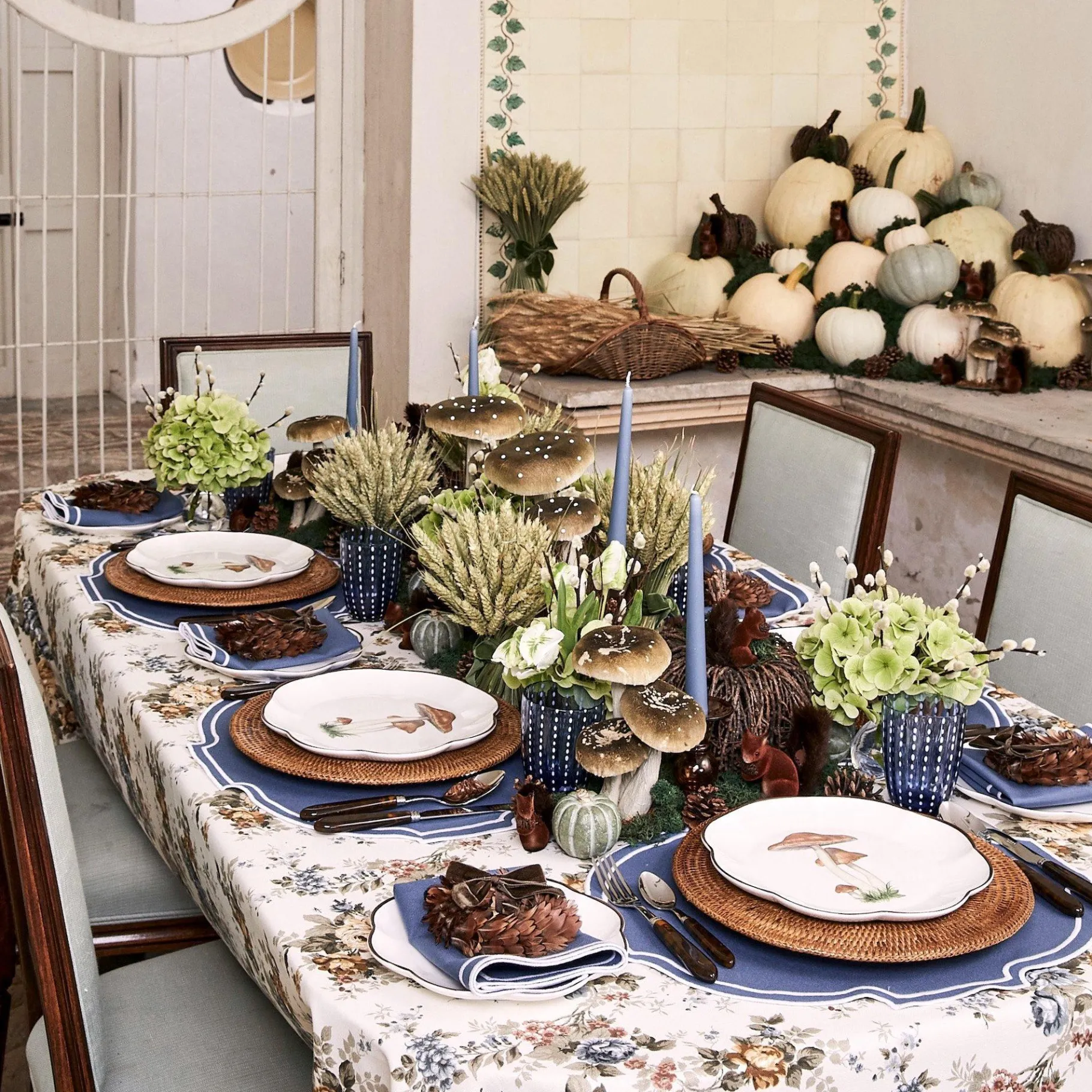 Mrs. Alice Napkins|Liberty Blue Napkins (Set Of 4)