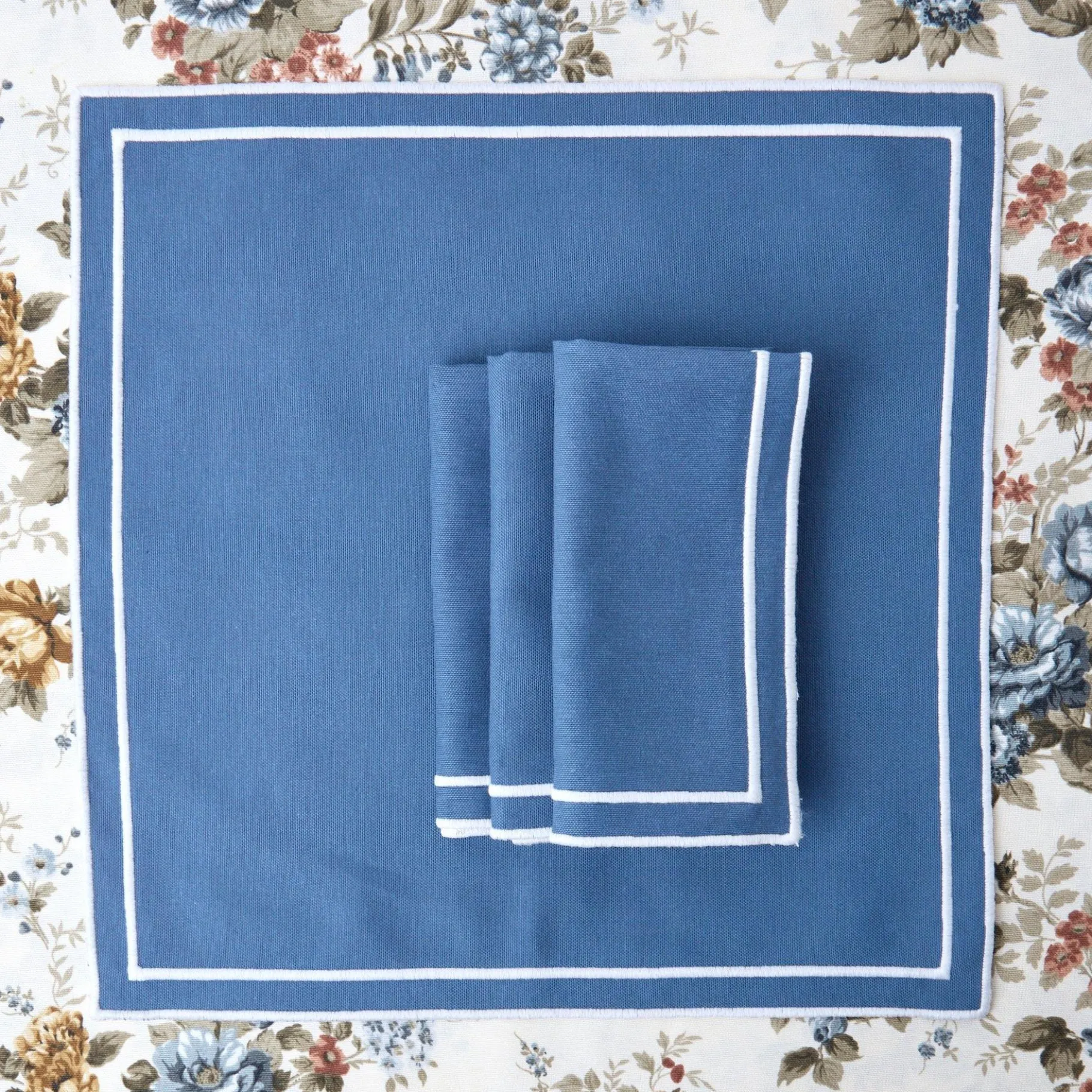 Mrs. Alice Napkins|Liberty Blue Napkins (Set Of 4)