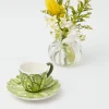 Mrs. Alice Teaware|Lily Of The Valley Espresso Cup & Saucer