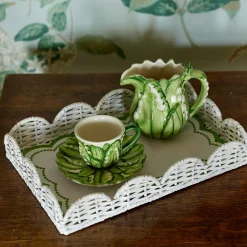 Mrs. Alice Teaware|Lily Of The Valley Espresso Cup & Saucer